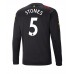 Cheap Manchester City John Stones #5 Away Football Shirt 2022-23 Long Sleeve